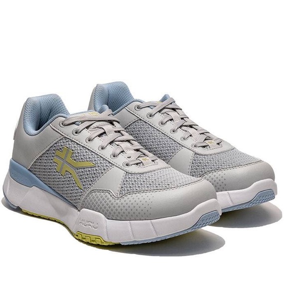 KURU Shoes - KURU Quantum 2 Dove Gray-Pale Lime-2.0 Sneakers Size 9 Medium Shoes